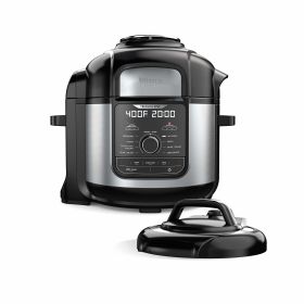 Ninja FD401 Foodi 12-in-1 Deluxe XL 8 qt. Pressure Cooker & Air Fryer that Steams, Slow Cooks, Sears, SautÃ©s, Dehydrates & More, with 5 qt. Crisper B