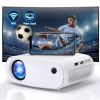 2023 Upgraded Mini Projector;  8500 Lumen Multimedia Home Theater Video Projector;  Compatible with LCD Full HD 1080P;  Smartphones;  PCs; TV Box;  La