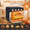 Chef  Air Fryer Oven ;  Countertop Toaster Oven; 3-Rack Levels;  4 mechinical knobs(24 QT 1700W)