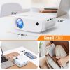 2023 Upgraded Mini Projector;  8500 Lumen Multimedia Home Theater Video Projector;  Compatible with LCD Full HD 1080P;  Smartphones;  PCs; TV Box;  La