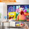 2023 Upgraded Mini Projector;  8500 Lumen Multimedia Home Theater Video Projector;  Compatible with LCD Full HD 1080P;  Smartphones;  PCs; TV Box;  La