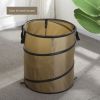 Camping trash can manufacturers directly sell garden folding large household portable garbage bags Korean outdoor products